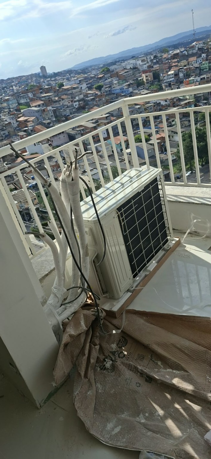 Equipamento instalado pela LJB em uma varanda